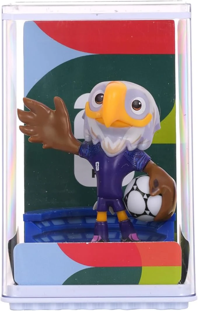 Official FIFA World Cup 2026 Clutch the Bald Eagle USA Mascot Collectible Figurines Toy