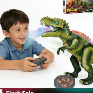 JOYIN Robot Dinosaur Toy for Kids Boys 3+ Big T.rex with Light and Realistic Roaring Sound, Remote Control Walking & Dancing Dinosaur, Electronic Steam Toy, Birthday Gift for Kids Boys Girls