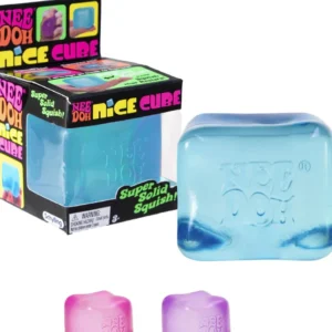 Needoh Squishy Authentic Nice Cube NEW HOT🔥VIRAL Squeeze Toy - Super Solid Squish - 2" Wide - Color May Vary