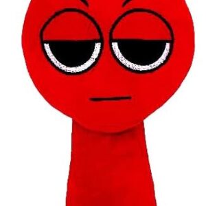 Sprunki Plush, Sprunki Game Plush Toys,Soft Stuffed Animal Pillow Figure Doll Christmas Birthday Gifts for Adult Kids (Red)