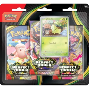 Pokemon cards TCG - Mega Evolution - Perfect Order Three-Booster Blister
