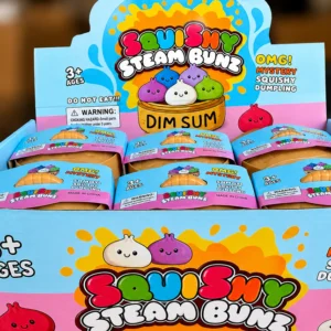 Set of 12 pink dumplings
