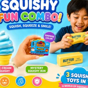 Mini glitter dumpling, Butter squishy, Ice cream cone squishy party package 1:- Set of 3 Butter squishy, Set of 3 Mini glitter dumpling, set of 3 Ice cream cone, colors may vary
