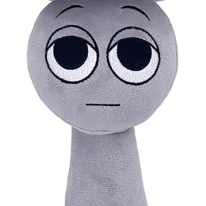 High Quality Sprunki Plushie Sprunki Game Plush, Sprunki Toys Plush ,Soft Stuffed Animal Pillow Doll Christmas Birthday Gifts for Adult Kids – Gray