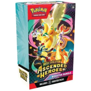 Pokémon TCG: Mega Evolution—Ascended Heroes Booster Bundle.