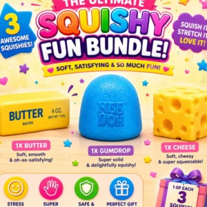 The Ultimate Squishy Fun Bundle – 3 Awesome Squishies!