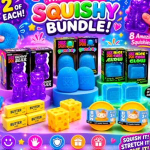 The Ultimate Squishy Bundle – 2 of Each! 8 Squishies, Endless Fun! 🥳