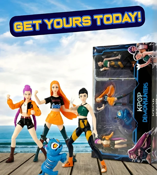 KPOP Demon Hunters: The Ultimate 3-Pack Action Figure Set