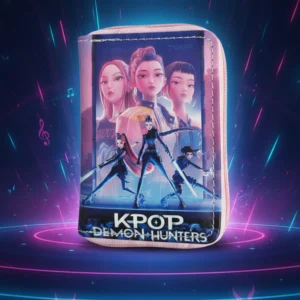 K-POP Demon Hunters: Stylish Kids' Zip-Around Wallet