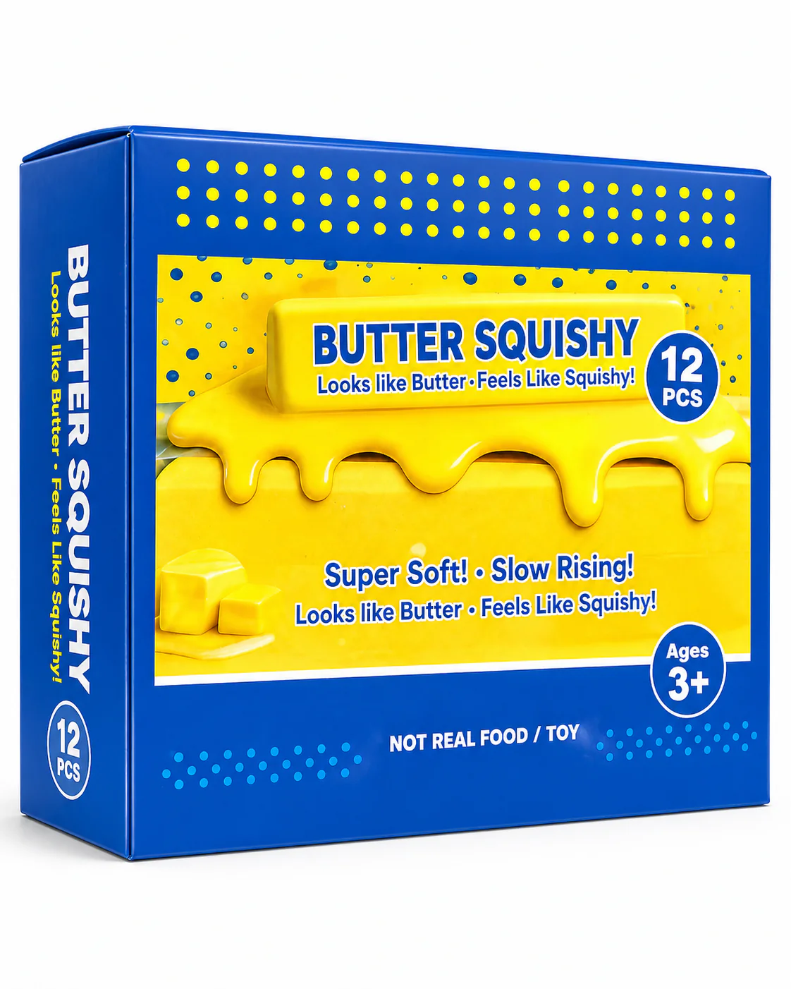 Butter Squishy – Ultimate Stress Relief Pack 6” long and 1” width Pack of 20