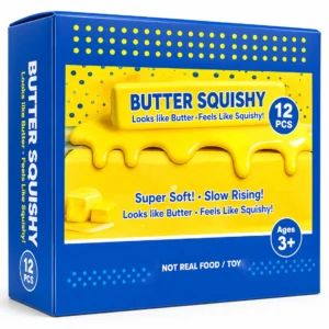Butter Squishy – Ultimate Stress Relief Pack 6” long and 1” width Pack of 20