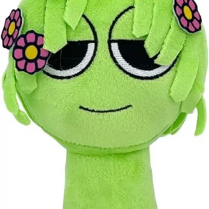 High Quality Sprunki Plushie Sprunki Plush Toy Cute Stuffed Toy for Kids Adults Valentines Day Boys Girls Green– Light Green
