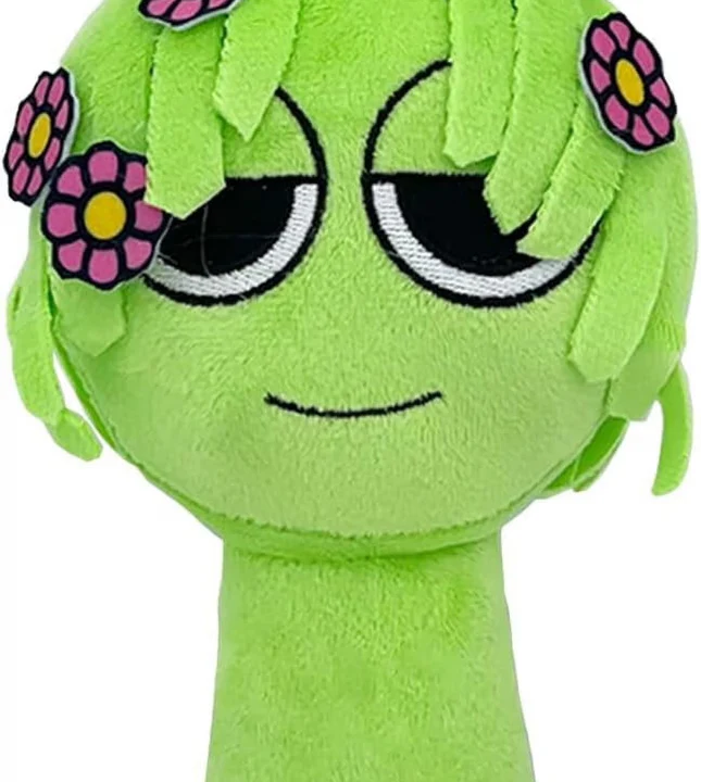High Quality Sprunki Plushie Sprunki Plush Toy Cute Stuffed Toy for Kids Adults Valentines Day Boys Girls Green– Light Green